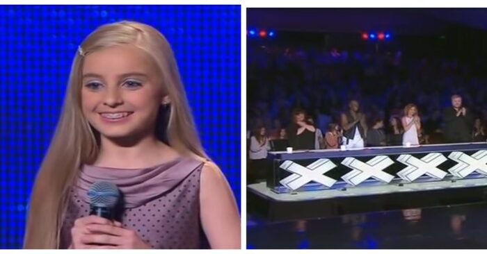  Touching moment: 13-year-old sweet girl began to cry when she began to perform Andrea Bocelli’s classics
